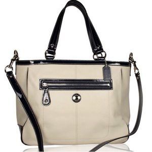 ♦️HTF♦️LIMITED EDITION COACH LAURA
F14887 LEATHER 2-WAY TOTE BAG